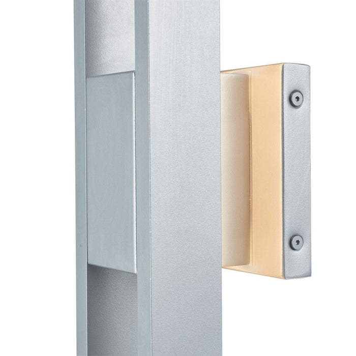 Abra Lighting Slate 2 Light 16" Twin Bar Wall Fixture, Silica