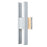 Abra Lighting Slate 2 Light 16" Twin Bar Wall Fixture, Silica