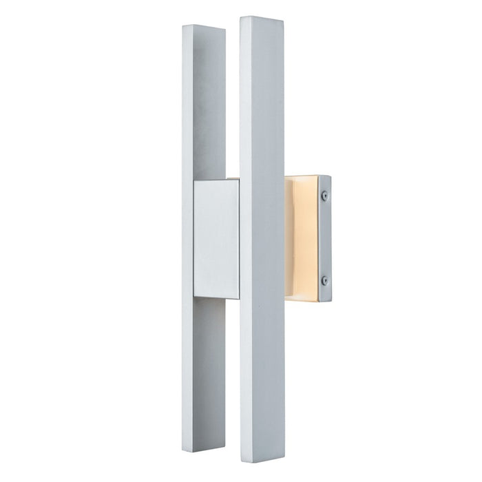 Abra Lighting Slate 2 Light 16" Twin Bar Wall Fixture, Silica