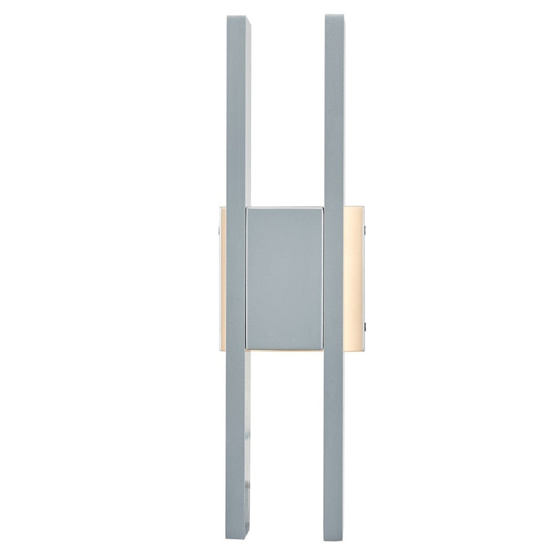 Abra Lighting Slate 2 Light 16" Twin Bar Wall Fixture, Silica