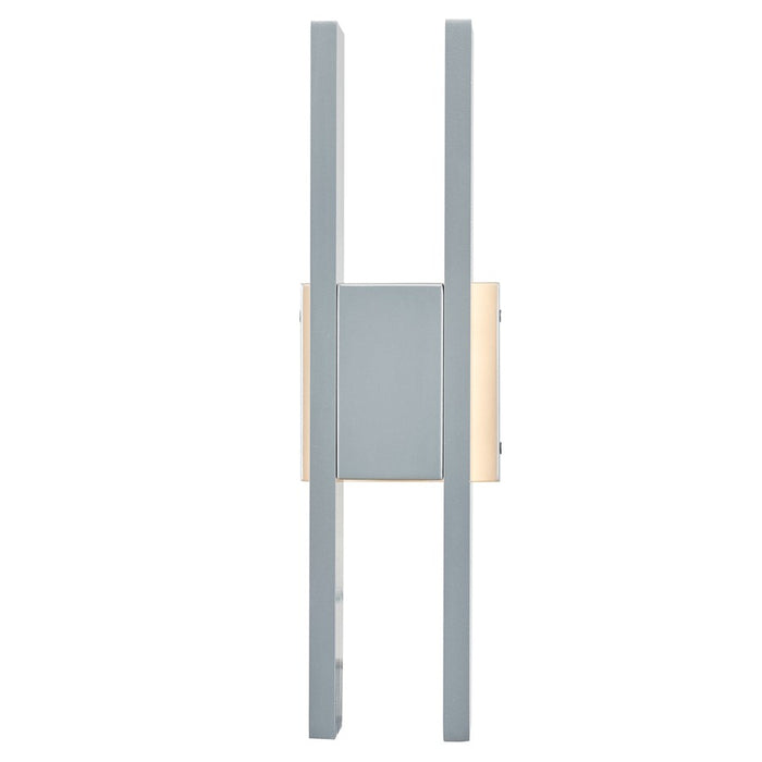 Abra Lighting Slate 2 Light 16" Twin Bar Wall Fixture, Silica