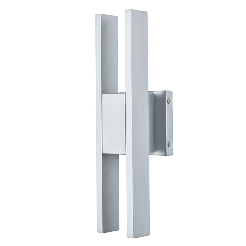 Abra Lighting Slate 2 Light 16" Twin Bar Wall Fixture, Silica