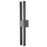 Abra Lighting Slate 2 Light 28" Twin Bar Wall Fixture, Black