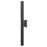 Abra Lighting Slate 2 Light 28" Twin Bar Wall Fixture, Black