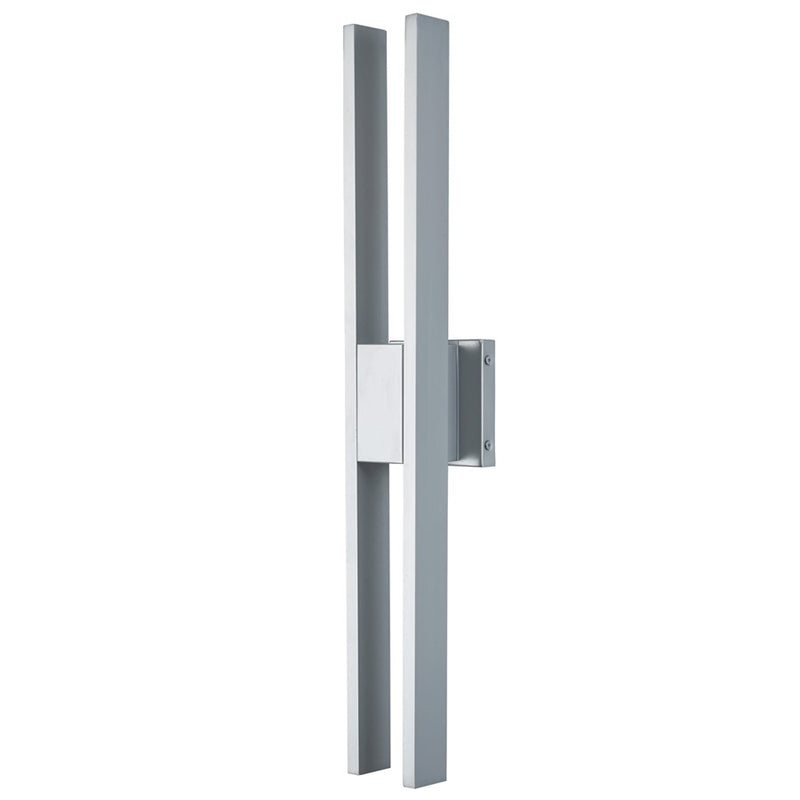 Abra Lighting Slate 2 Light 28" Twin Bar Wall Fixture, Silica