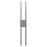 Abra Lighting Slate 2 Light 28" Twin Bar Wall Fixture, Silica