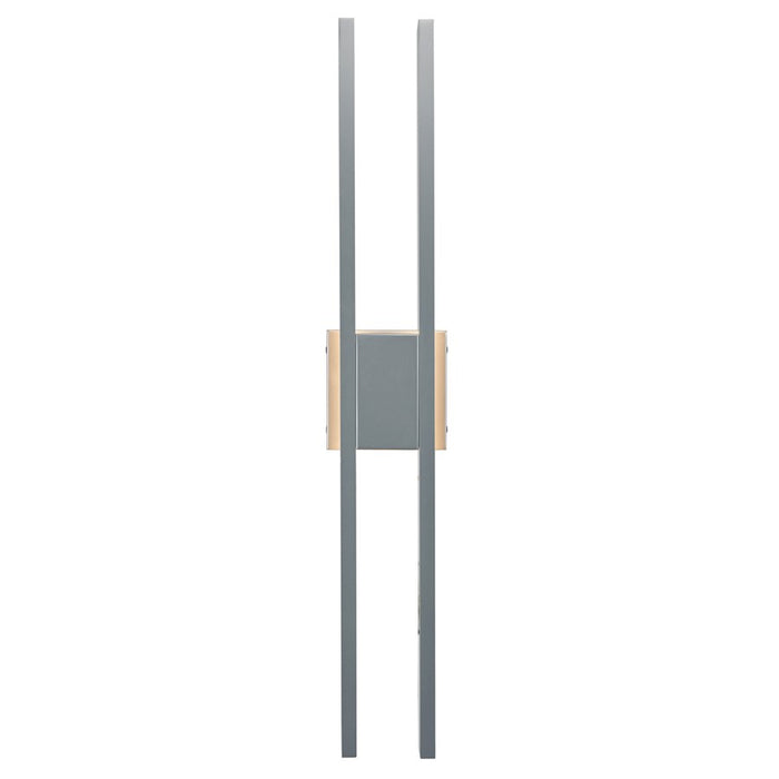 Abra Lighting Slate 2 Light 28" Twin Bar Wall Fixture, Silica