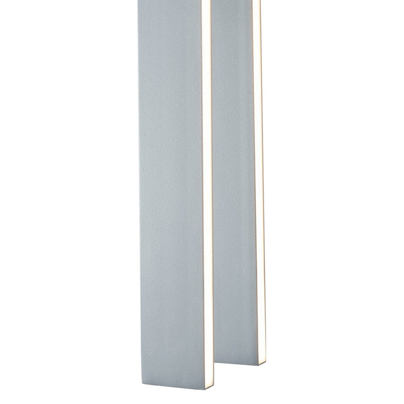 Abra Lighting Slate 2 Light 28" Twin Bar Wall Fixture, Silica