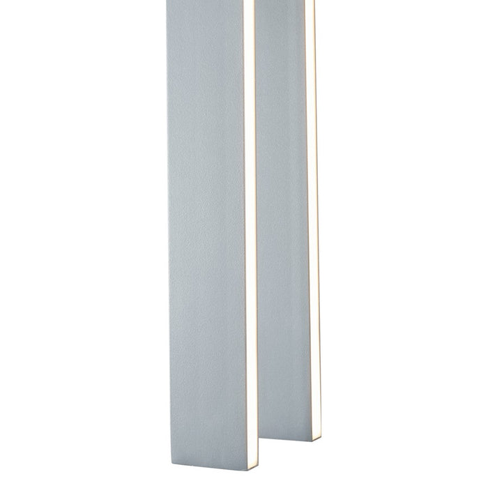 Abra Lighting Slate 2 Light 28" Twin Bar Wall Fixture, Silica