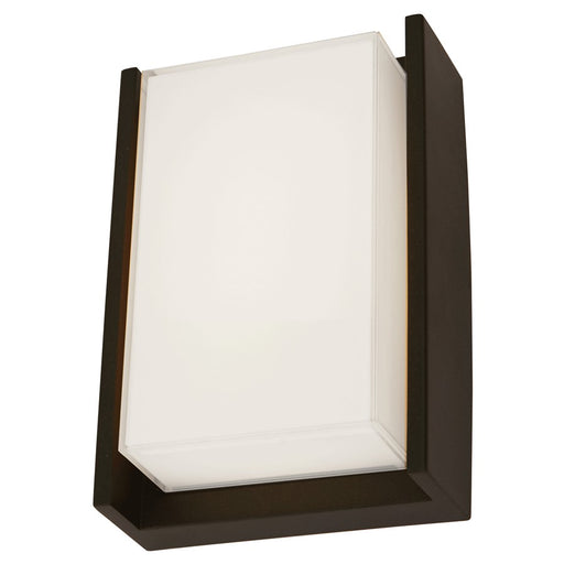 Abra Lighting Titon 1Lt 10" Miter LED Wall Fixture, Black - 50010ODW-MB-TITON