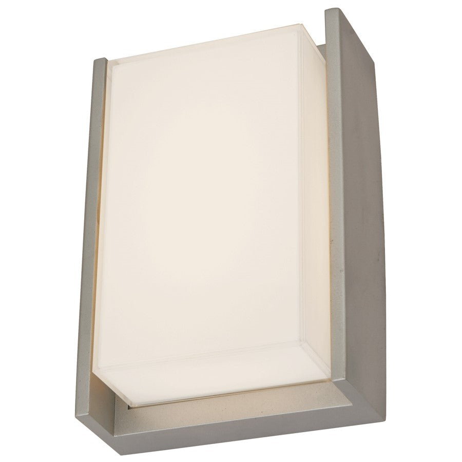 Abra Lighting Titon 1Lt 10" Miter LED Wall Fixture, Silica - 50010ODW-SL-TITON