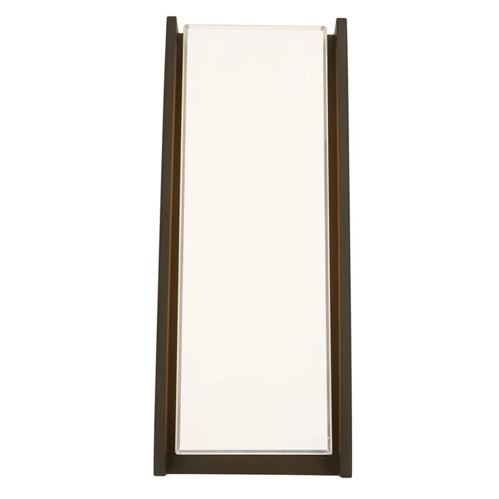 Abra Lighting Titon 1 Light 17" Miter LED Wall Fixture, Black