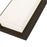 Abra Lighting Titon 1 Light 17" Miter LED Wall Fixture, Black