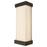 Abra Lighting Loki 1 Light 19" Miter Glass LED Wall Light, Black