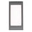 Abra Lighting Atom 1 Light 12" Wall Fixture, Matte Black