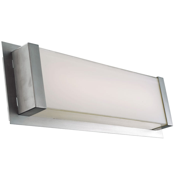Abra Lighting Atom 1 Light 18" Wall Fixture, Stainless Steel