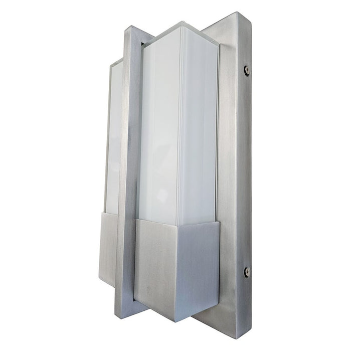 Abra Lighting Neutron Marine Outdoor Wall Light, Aluminum