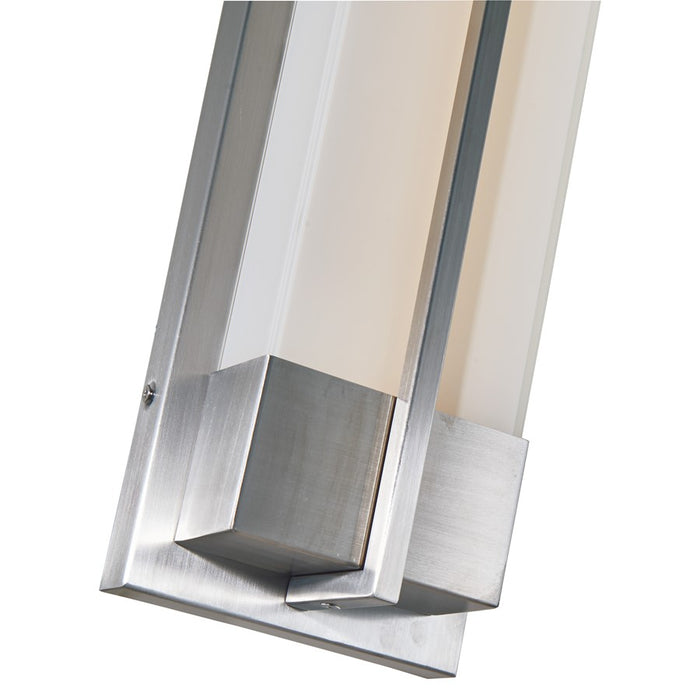 Abra Lighting Neutron 1 Light Wall Light, Stainless Steel