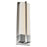Abra Lighting Neutron 1 Light Wall Light, Stainless Steel