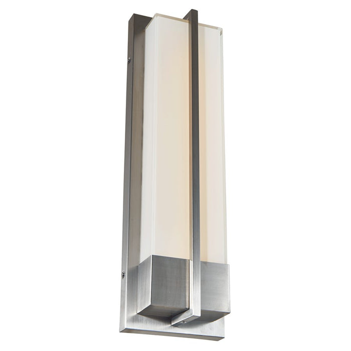 Abra Lighting Neutron 1 Light Wall Light, Stainless Steel