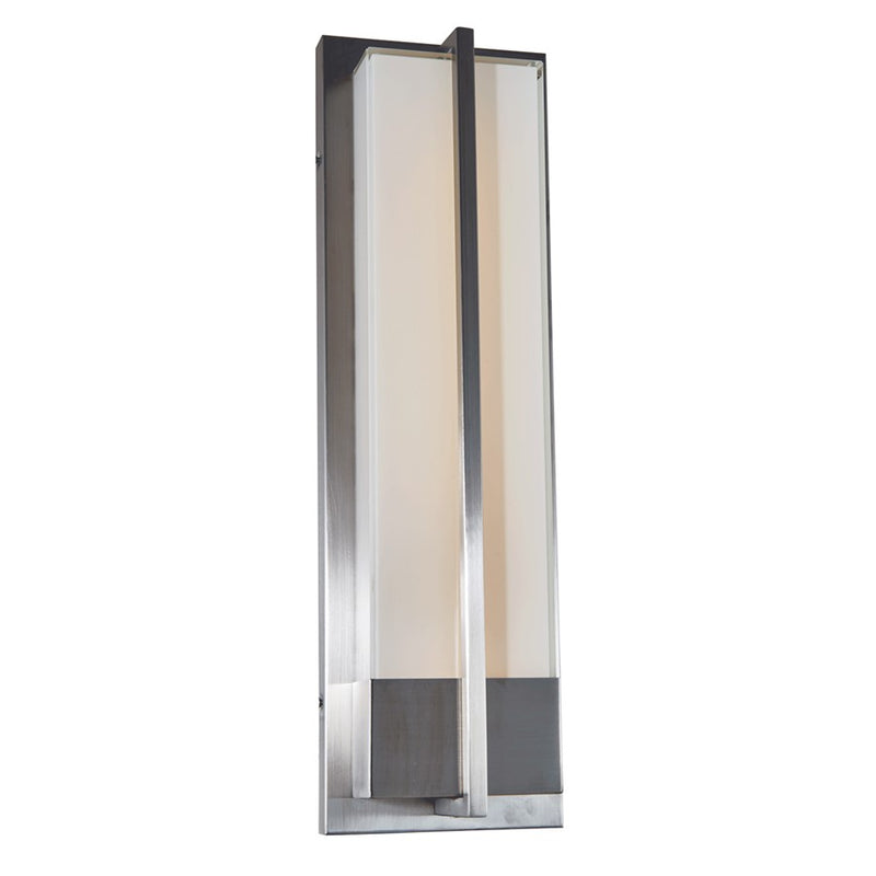 Abra Lighting Neutron 1 Light Wall Light, Stainless Steel