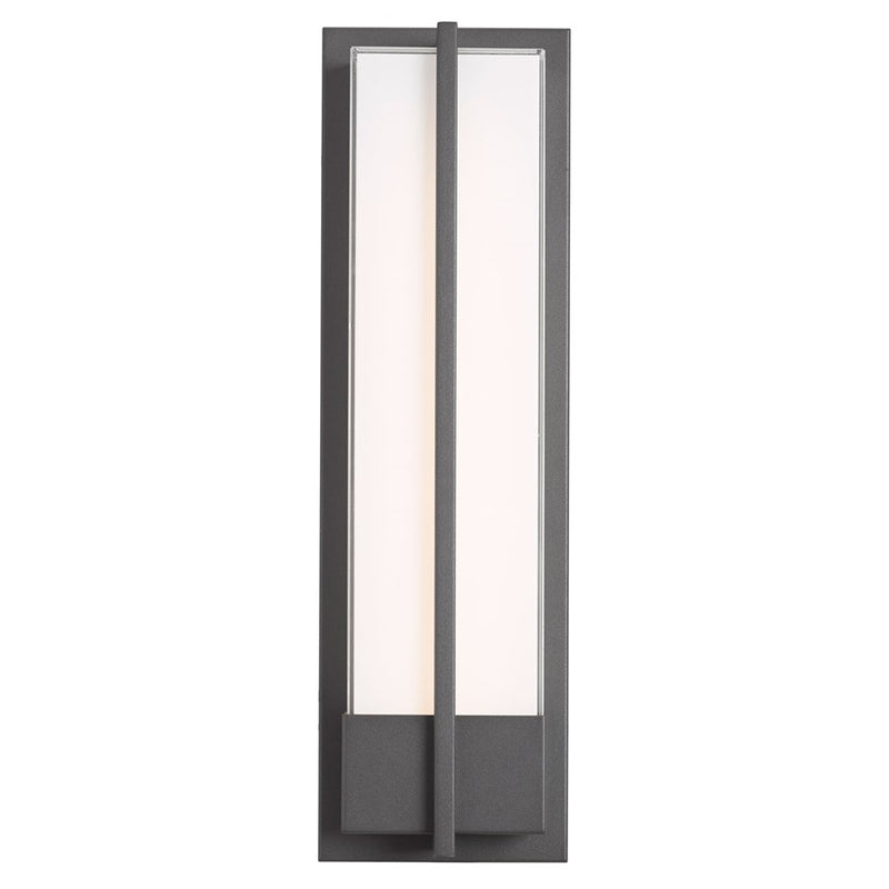 Abra Lighting Neutron 1 Light 20" Wall Fixture, Black
