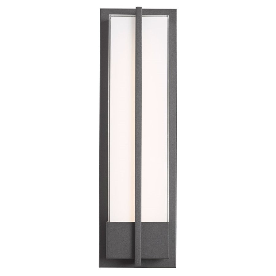 Abra Lighting Neutron 1 Light 20" Wall Fixture, Black