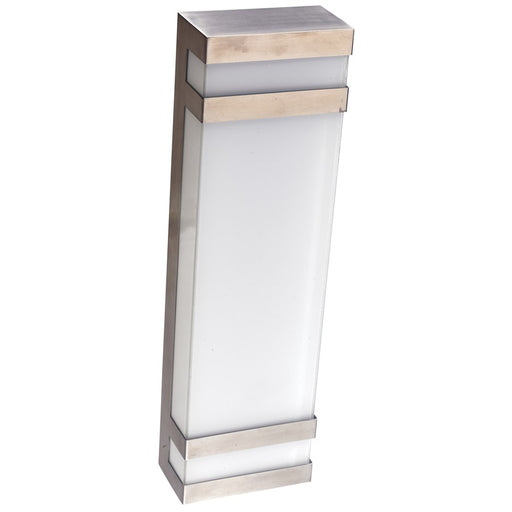 Abra Lighting Proton 1 Light 19"Wall Light, Stainless Steel
