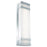 Abra Lighting Proton 1 Light 19"Wall Light, Stainless Steel