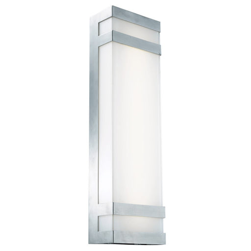Abra Lighting Proton 1 Light 19"Wall Light, Stainless Steel