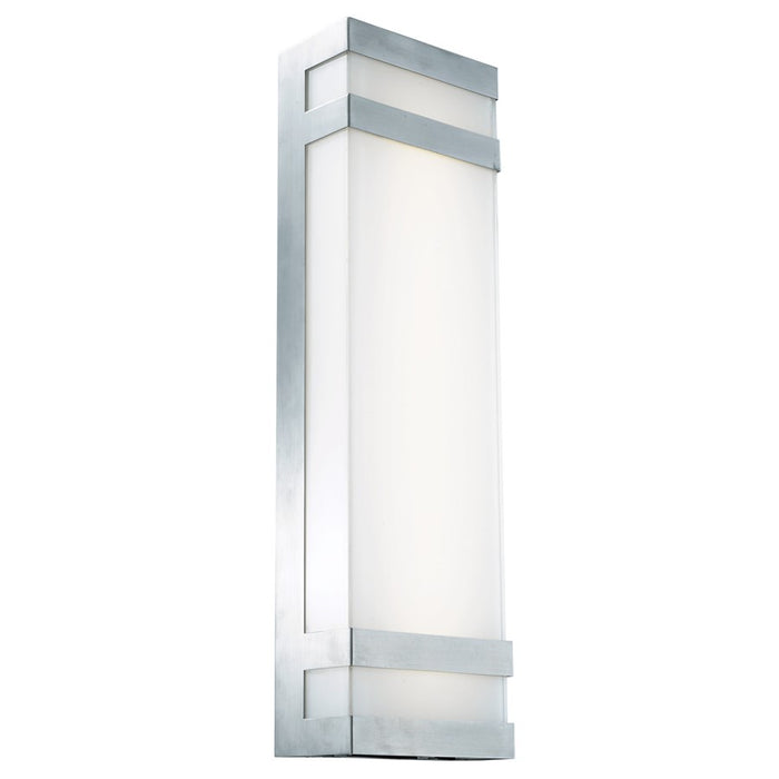 Abra Lighting Proton 1 Light 19"Wall Light, Stainless Steel