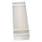 Abra Lighting Proton 1 Light 19"Wall Light, Stainless Steel