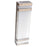 Abra Lighting Proton 1 Light 19"Wall Light, Stainless Steel