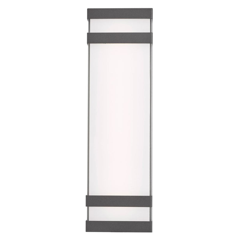 Abra Lighting Proton 1 Light 19" Wall Fixture, Matte Black