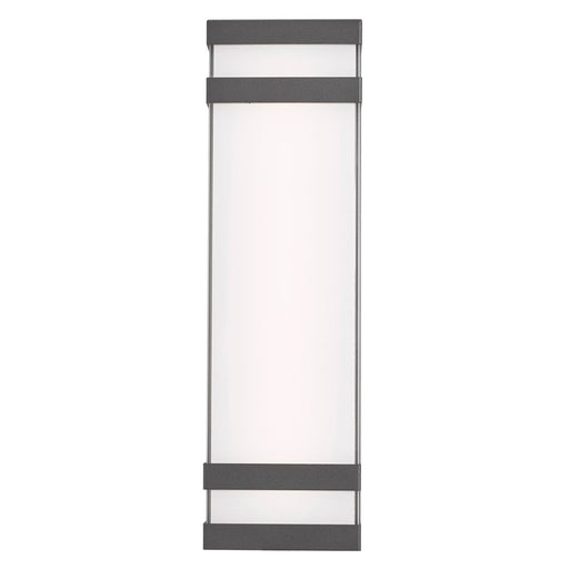 Abra Lighting Proton 1 Light 19" Wall Fixture, Matte Black