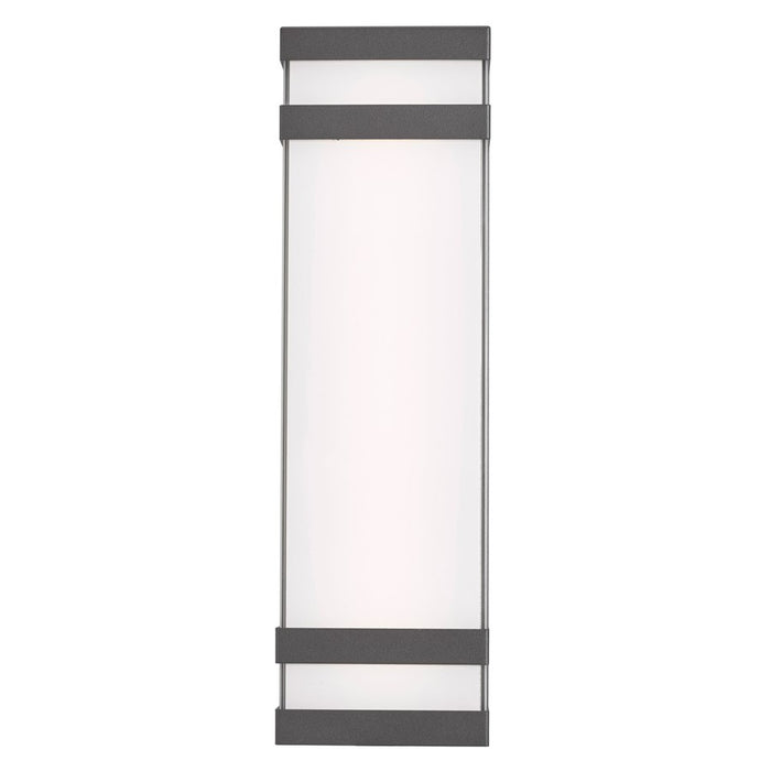 Abra Lighting Proton 1 Light 19" Wall Fixture, Matte Black