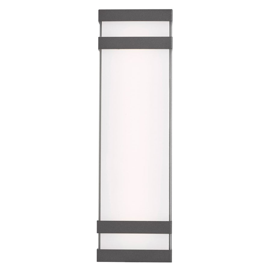 Abra Lighting Proton 1 Light 19" Wall Fixture, Matte Black
