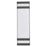 Abra Lighting Proton 1 Light 19" Wall Fixture, Matte Black