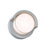 Abra Lighting Geo 1 Light Round Hooded Wall Sconce, Silica