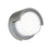 Abra Lighting Geo 1 Light Round Hooded Wall Sconce, Silica