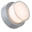 Abra Lighting Geo 1 Light Round Wet Location Wall Sconce, Silica