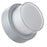 Abra Lighting Geo 1 Light Round Wet Location Wall Sconce, Silica
