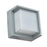 Abra Lighting Geo 1 Light Square Hooded Wall Sconce, Silica