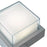 Abra Lighting Geo 1 Light Square Wet Location Wall Sconce, Silica