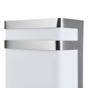Abra Lighting Sentinel 1Lt 17W Wall Light, Steel - 50028ODW-304STS-SENTINEL
