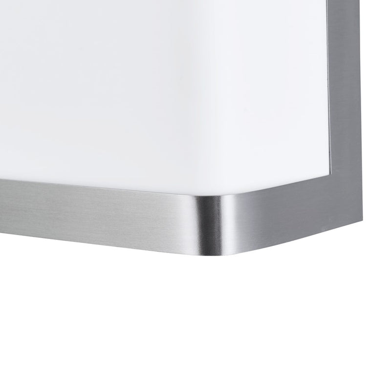 Abra Lighting Sentinel 1 Light 17W Wall Light, Steel