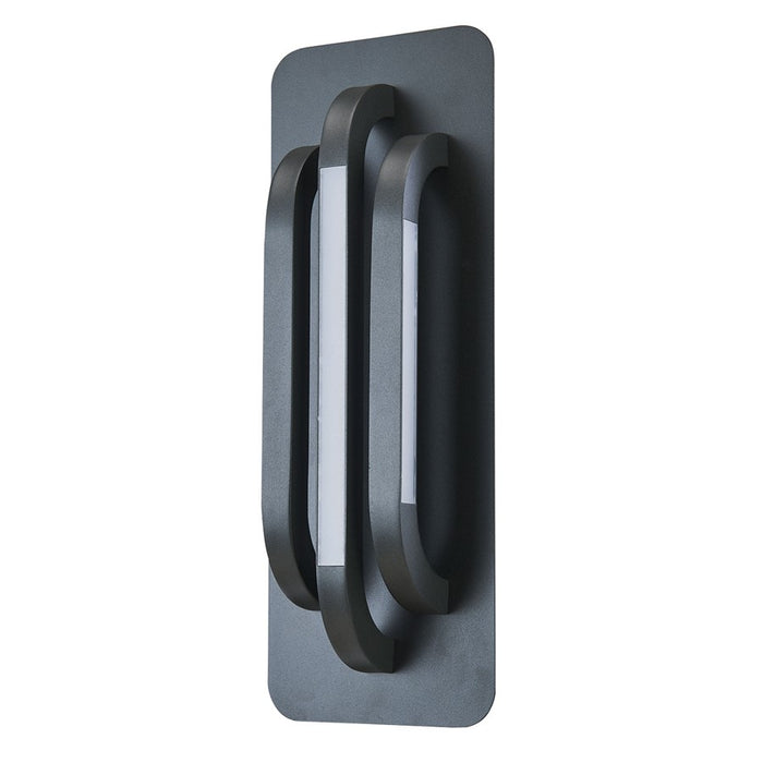 Abra Lighting Paton 3 Light Bar 16" Wall Fixture, Black