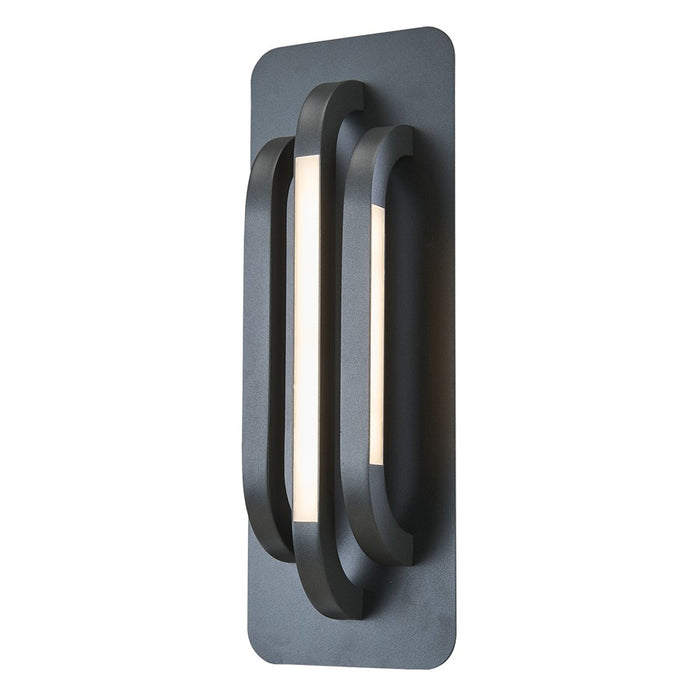 Abra Lighting Paton 3 Light Bar 16" Wall Fixture, Black