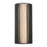 Abra Lighting Lava 1 Light 16" Ribbed Wall Fixture, Black
