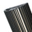 Abra Lighting Lava 1 Light 16" Ribbed Wall Fixture, Black